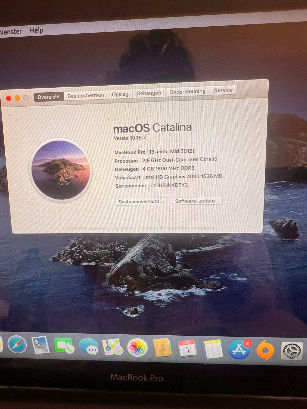MacBook Pro 13-inch Mid 2012 - macOS Catalina, Computers en Software, Apple Macbooks, Gebruikt, MacBook Pro, 13 inch, 2 tot 3 Ghz