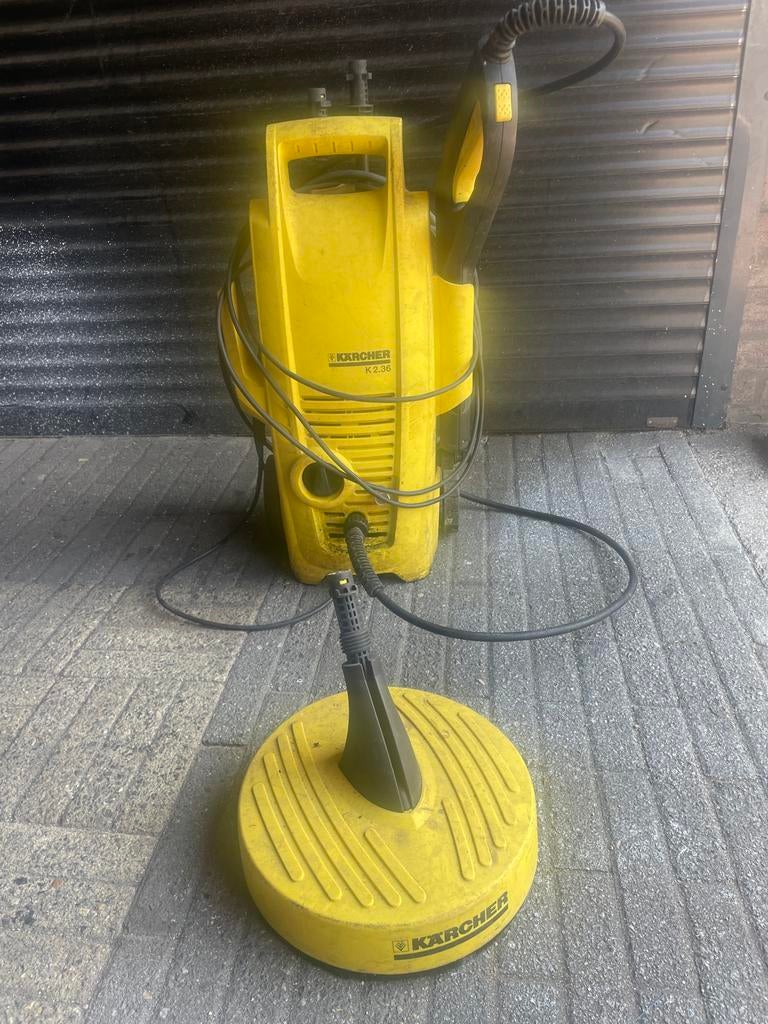 Kärcher K 2.36 Hogedrukreiniger met Terrasreiniger, Doe-het-zelf en Verbouw, Reinigingsmachines, Ophalen of Verzenden, Zo goed als nieuw