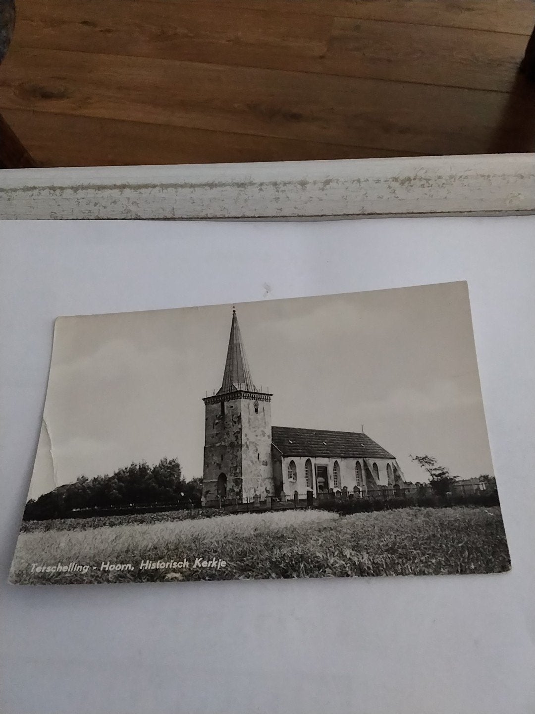 Oude Ansichtkaart Terschelling - Hoorn, Historisch Kerkje, Ophalen of Verzenden, 1940 tot 1960, Gelopen, Friesland