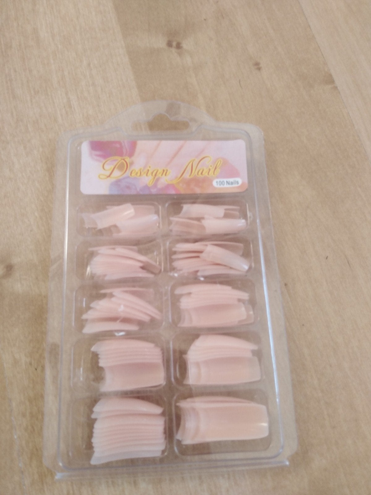 huidskleur nailtips 100 stuks, Sieraden, Tassen en Uiterlijk, Uiterlijk | Cosmetica en Make-up, Overige kleuren, Nieuw, Ophalen of Verzenden