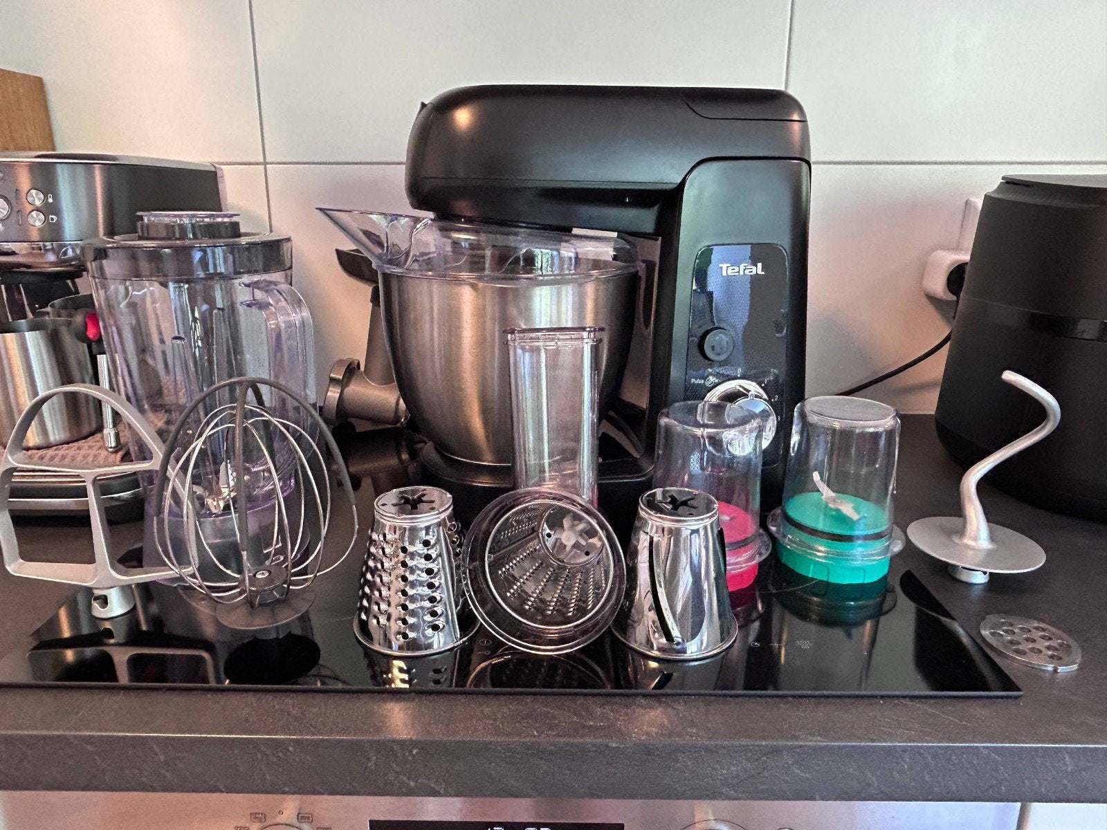 Tefal Bake Partner QB5258 powerful kitchen machine, Overige typen, Ophalen of Verzenden, Zo goed als nieuw, Zwart