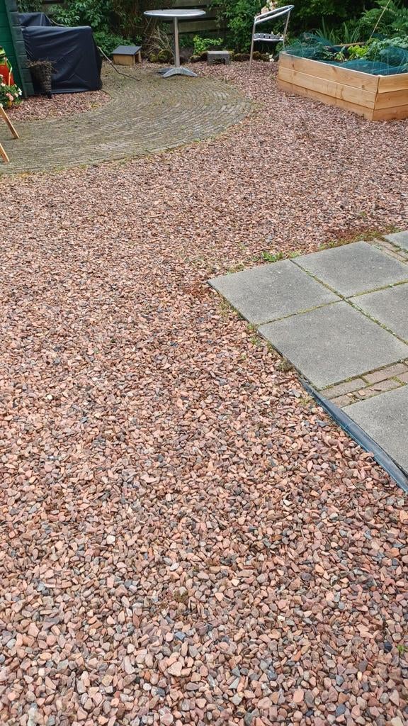 Kleine rode steentjes gratis., Ophalen, Gebruikt, Beton, Klinkers