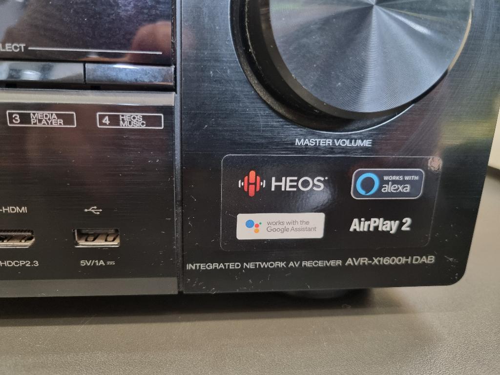 Denon AVR-X1600H DAB AV receiver., Gebruikt, Denon, Ophalen of Verzenden, /\