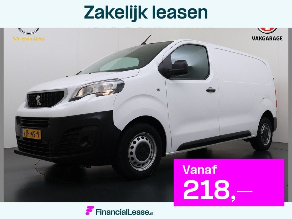 Peugeot Expert 2.0HDI 120 3-Persoons Airco Euro 6 Cruise Con, Voorwielaandrijving, Gebruikt, 4 cilinders, Leder en Stof