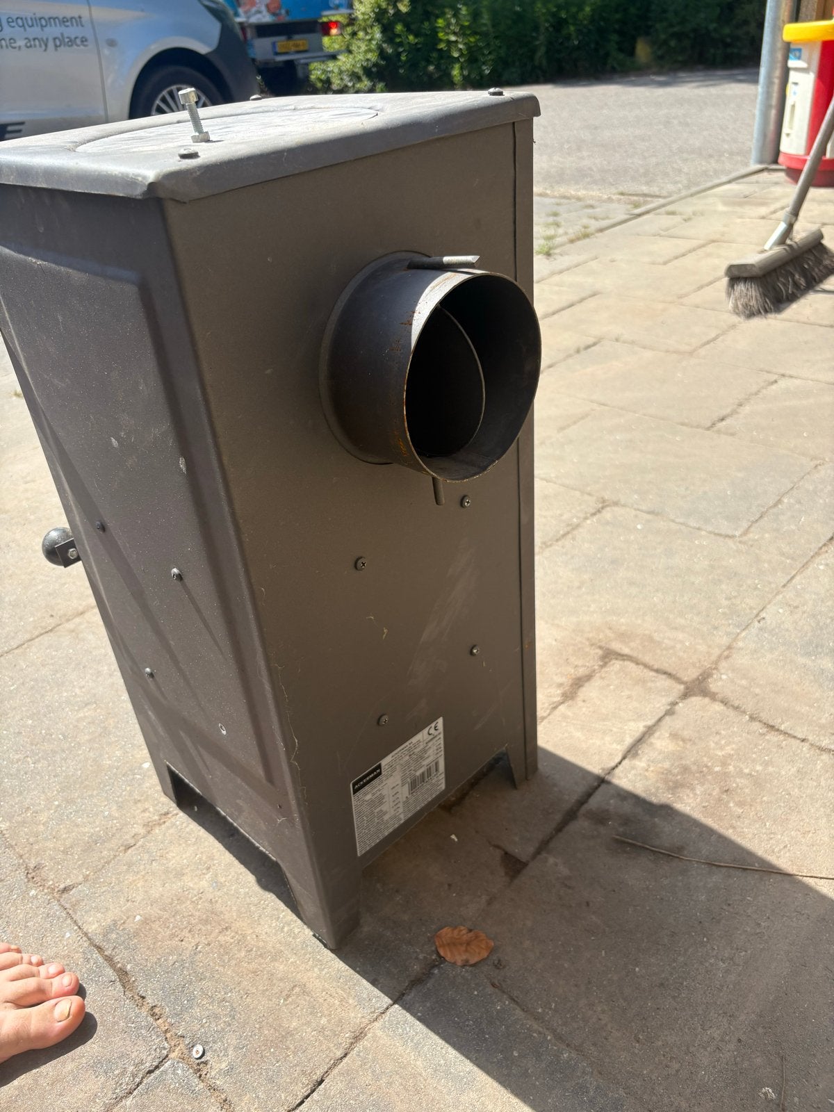 Nieuwe kleine houtkachel - Compact en efficiënt, Ophalen of Verzenden, Vrijstaand, Hout, Nieuw
