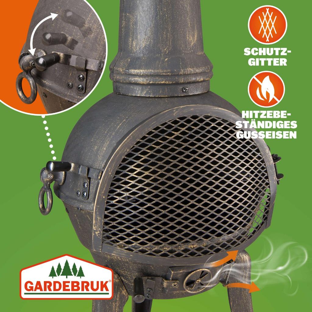 Tuinhaard tuinkachel zwart gietijzer 112cm GRATIS BEZORGD, Verzenden, Nieuw, Nvt, Nvt