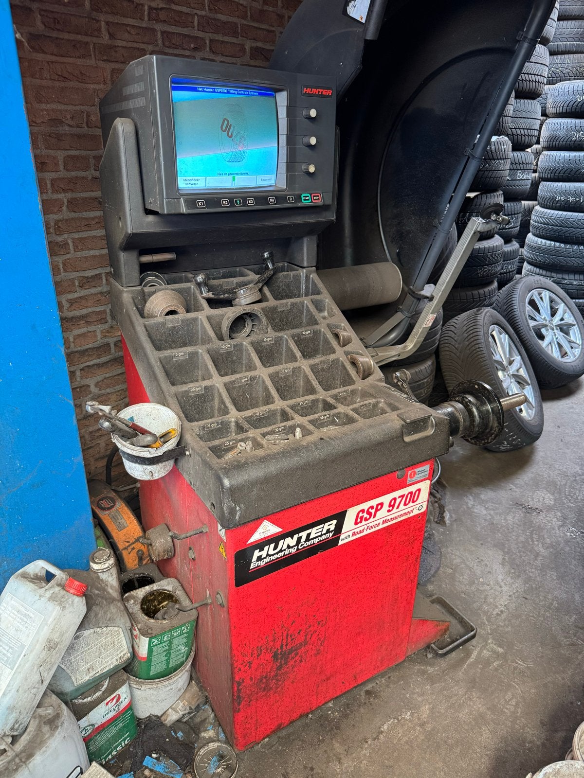 Hunter GSP 9700 Wielbalanceermachine met Road Force, Auto diversen, Ophalen, Gebruikt
