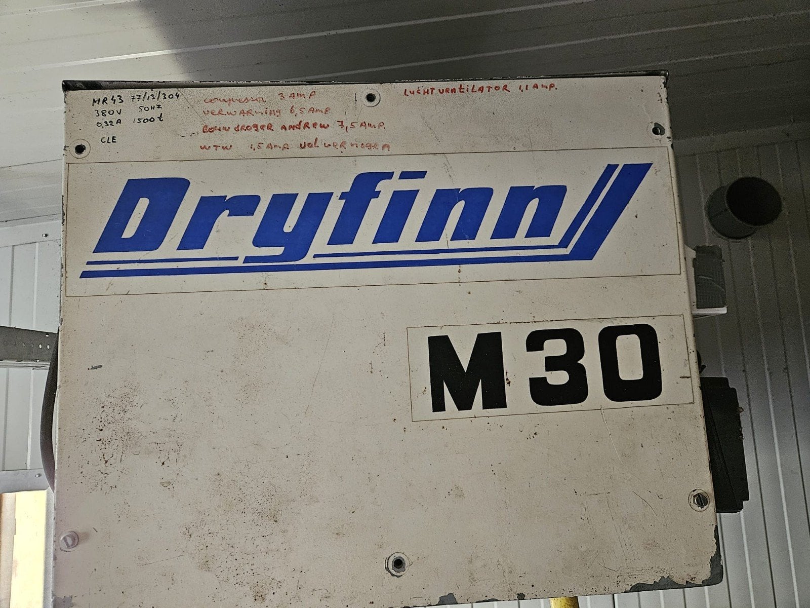 Dryfinn M30 Industriële Luchtontvochtiger/Airco, Gebruikt, 3 snelheden of meer, Ophalen of Verzenden, 100 m³ of groter