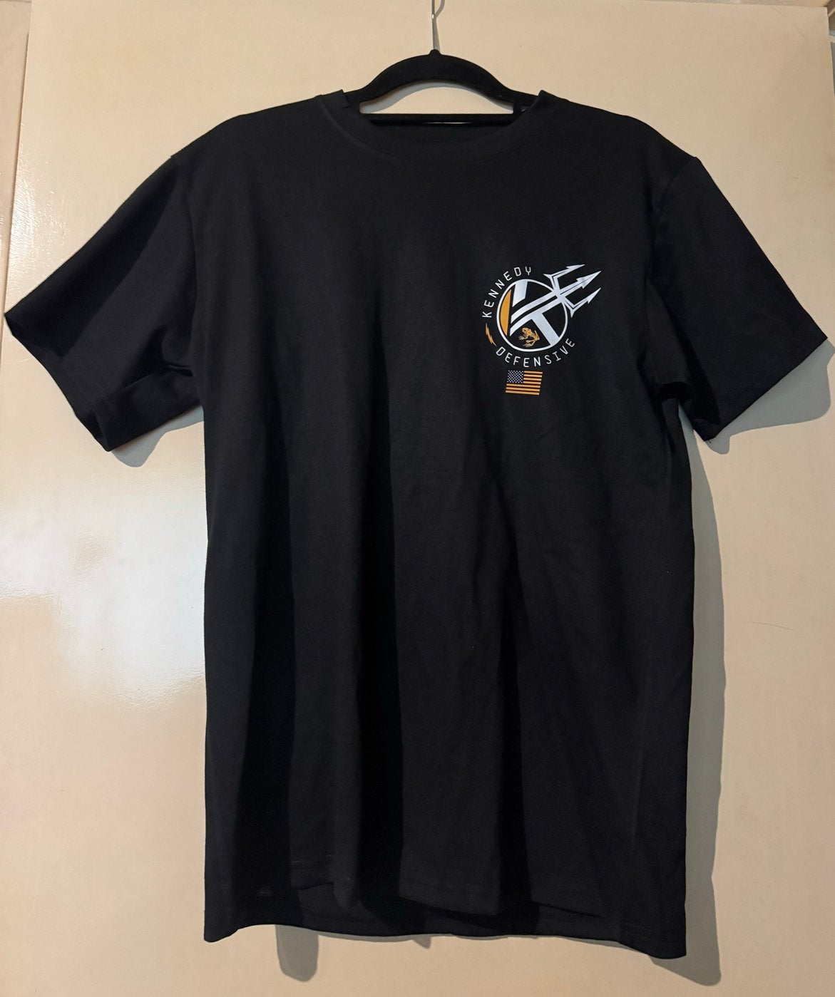 Kennedy Defensive T-shirt Zwart Maat M, Ophalen of Verzenden, Gedragen, Maat 48/50 (M), Zwart