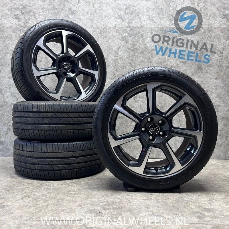 19 inch originele Audi sport velgen + zomerbanden Q3, Auto-onderdelen, Banden en Velgen, 19 inch, Gebruikt, 255 mm, -