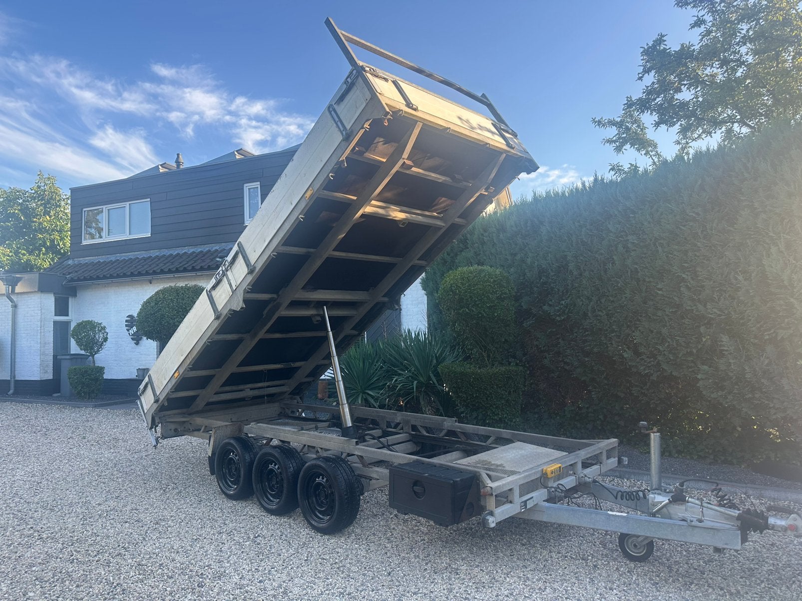 3 zijdig electrische tridem kipper 420x190, Auto diversen, Ophalen, Zo goed als nieuw