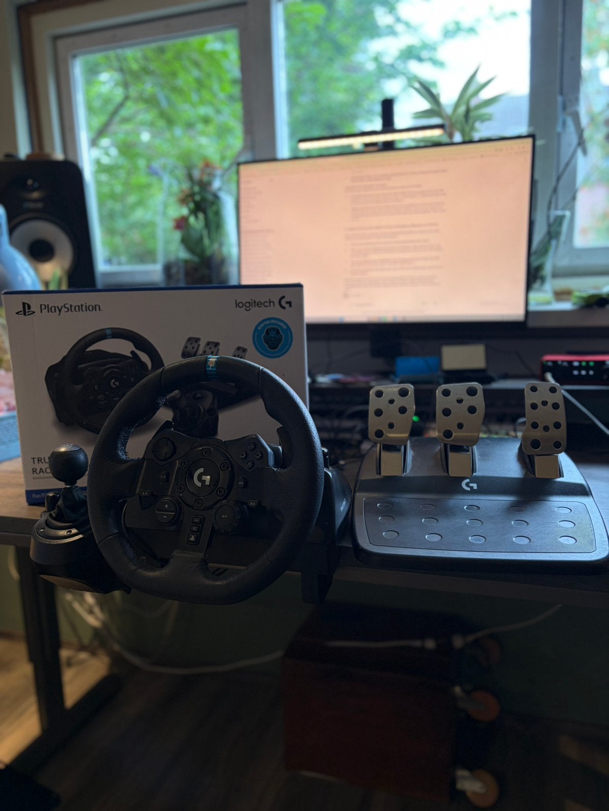 Logitech G923 SE Racing Stuur, Ophalen of Verzenden, Zo goed als nieuw, PlayStation 4