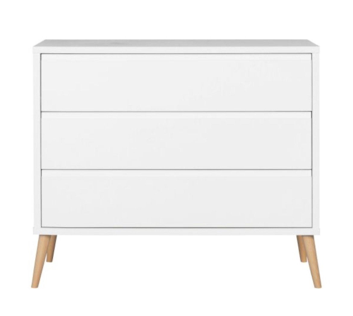 Commode wit, Gebruikt, 50 tot 70 cm, 100 cm of meer, Commode