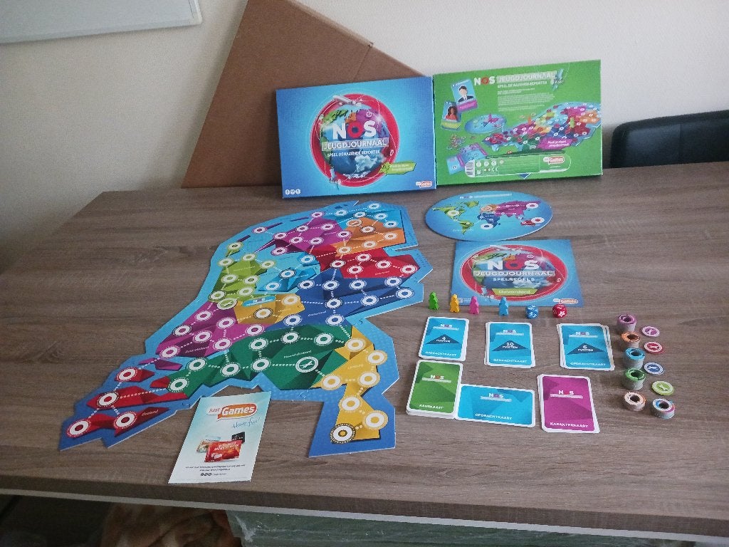 Nos jeugdjournaal bordspel, Vijf spelers of meer, Ophalen of Verzenden, Nieuw, Just Games