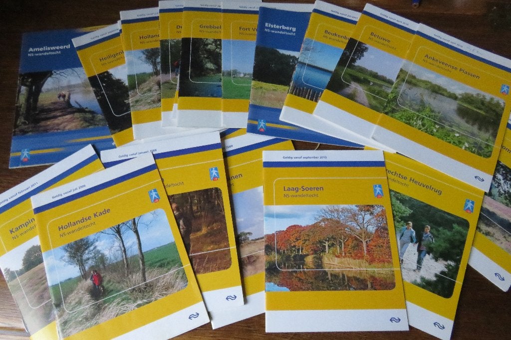wandelboekjes ns, Ophalen, Gebruikt