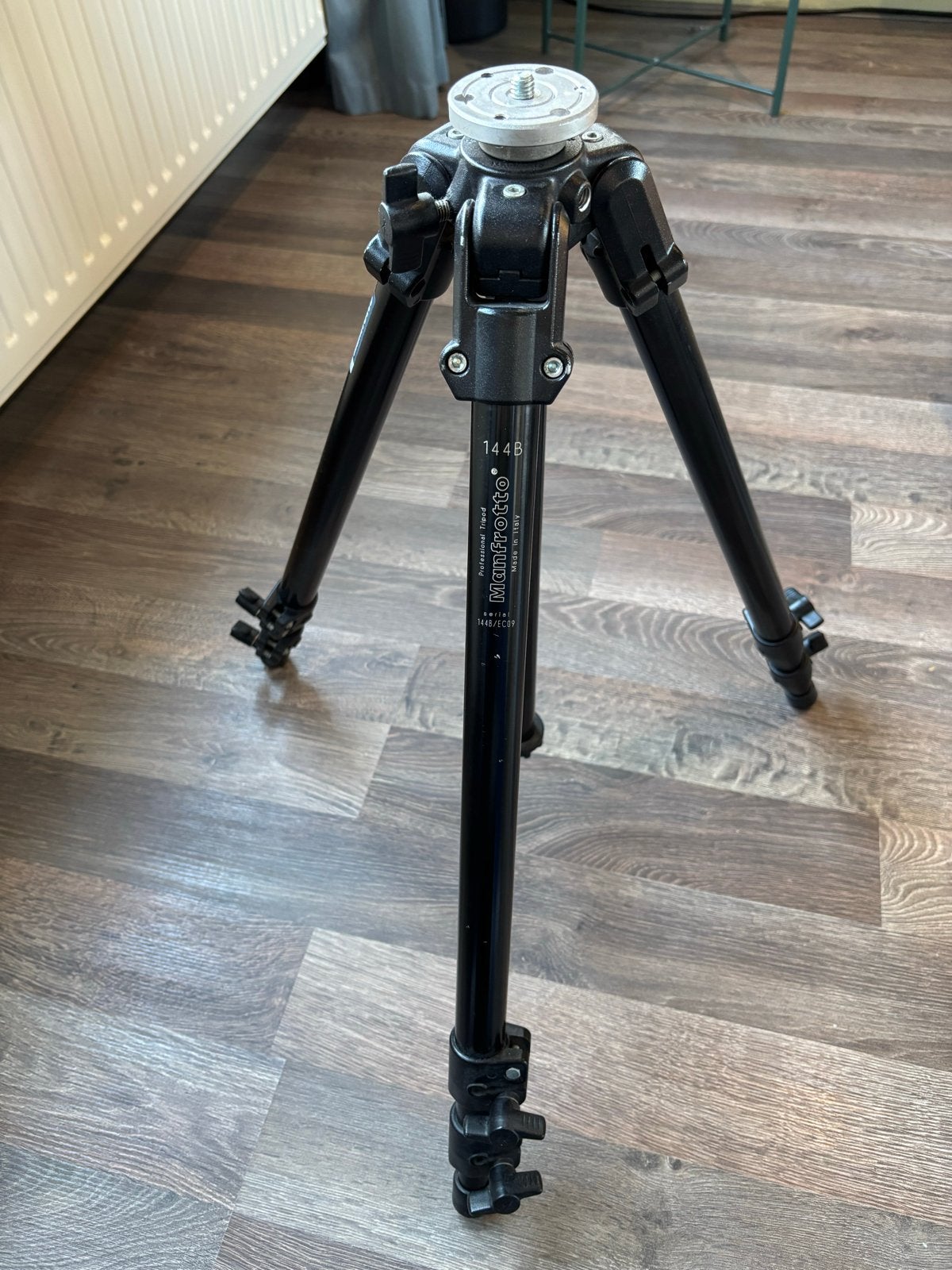 Manfrotto 144B Professioneel Statief - Gebruikt, Gebruikt, Middenzuil, 150 tot 175 cm, Manfrotto