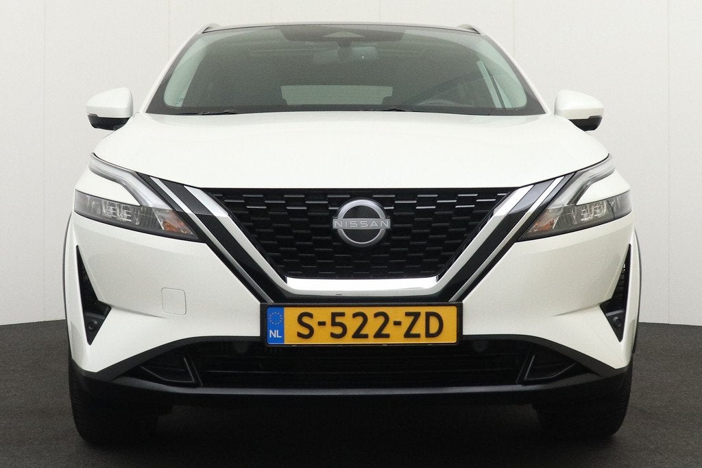 Nissan QASHQAI 1.3 158 PK Aut. MHEV N-Connecta Pano-Dak Adap, Auto's, Nissan, Stof, Automatische klimaatregeling, Wit, Origineel Nederlands