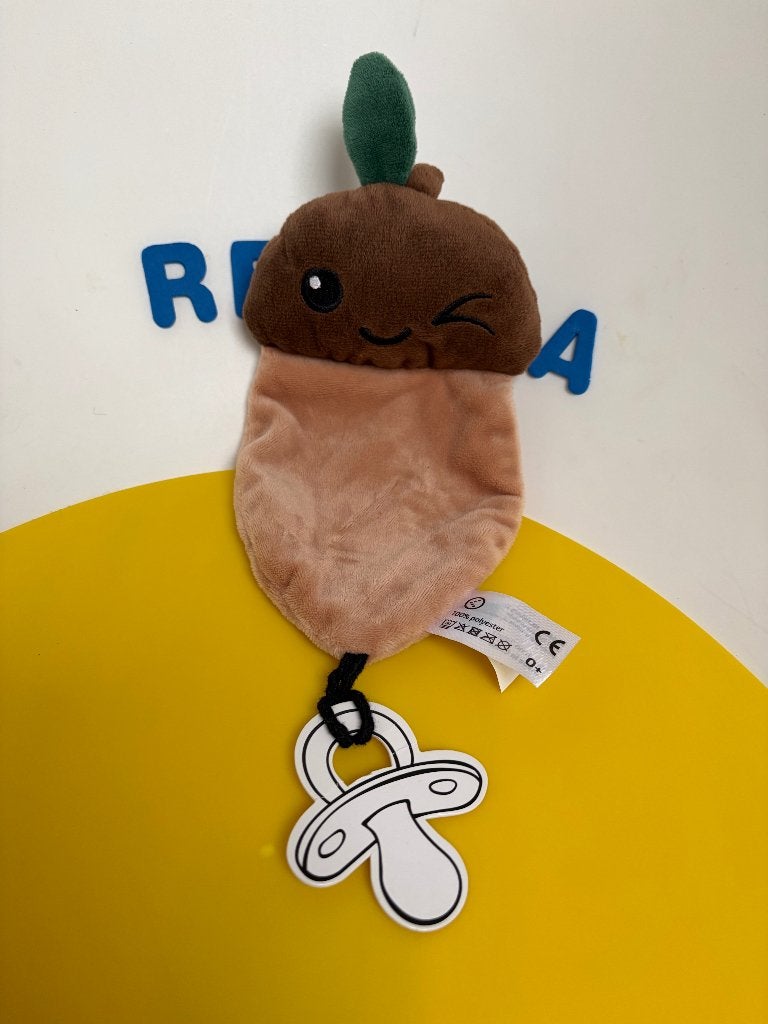 3821 kruidvat doek doekje speendoekje eikel bruin, Ophalen of Verzenden, Nieuw, Overige typen