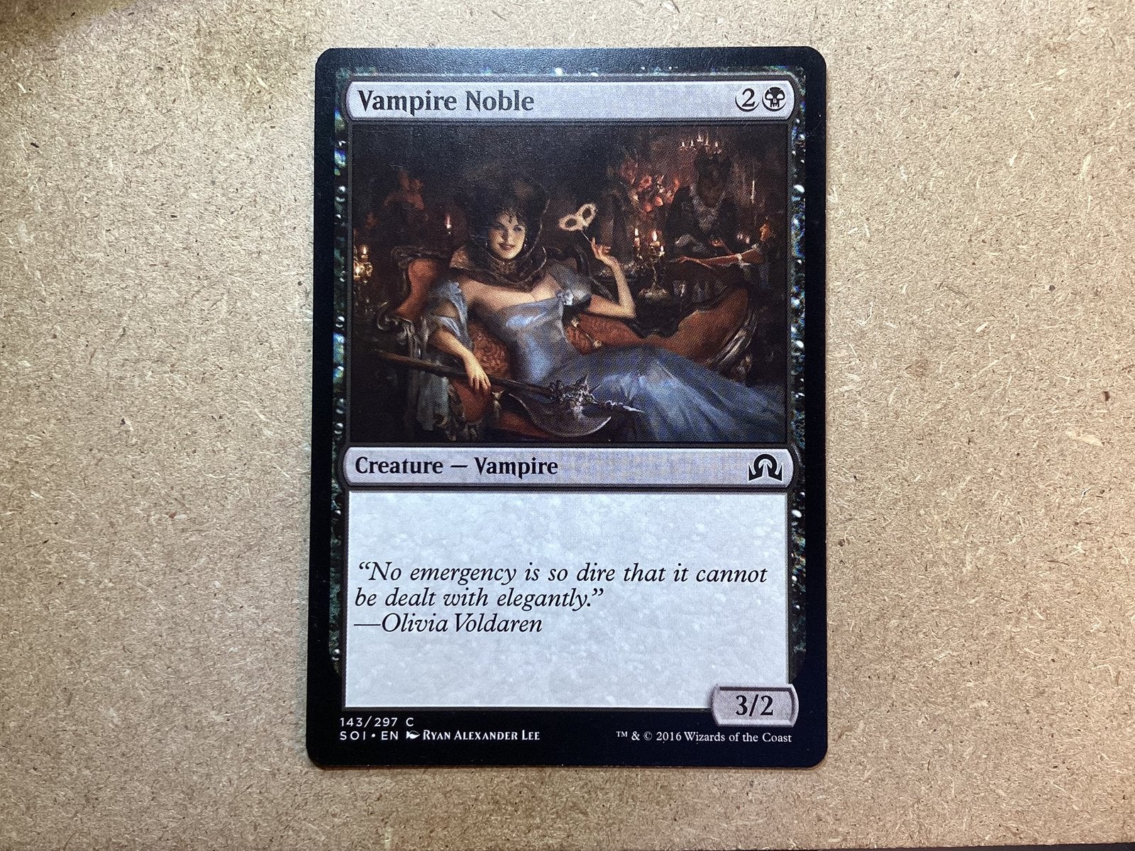 1x Vampire Noble [143/297] (Excellent), Ophalen of Verzenden, Zo goed als nieuw, Losse kaart