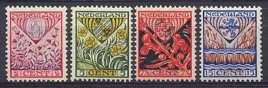 Nederland NVPH nr 208/11 postfris Kinderpostzegels 1927, Ophalen of Verzenden, T/m 1940, Postfris