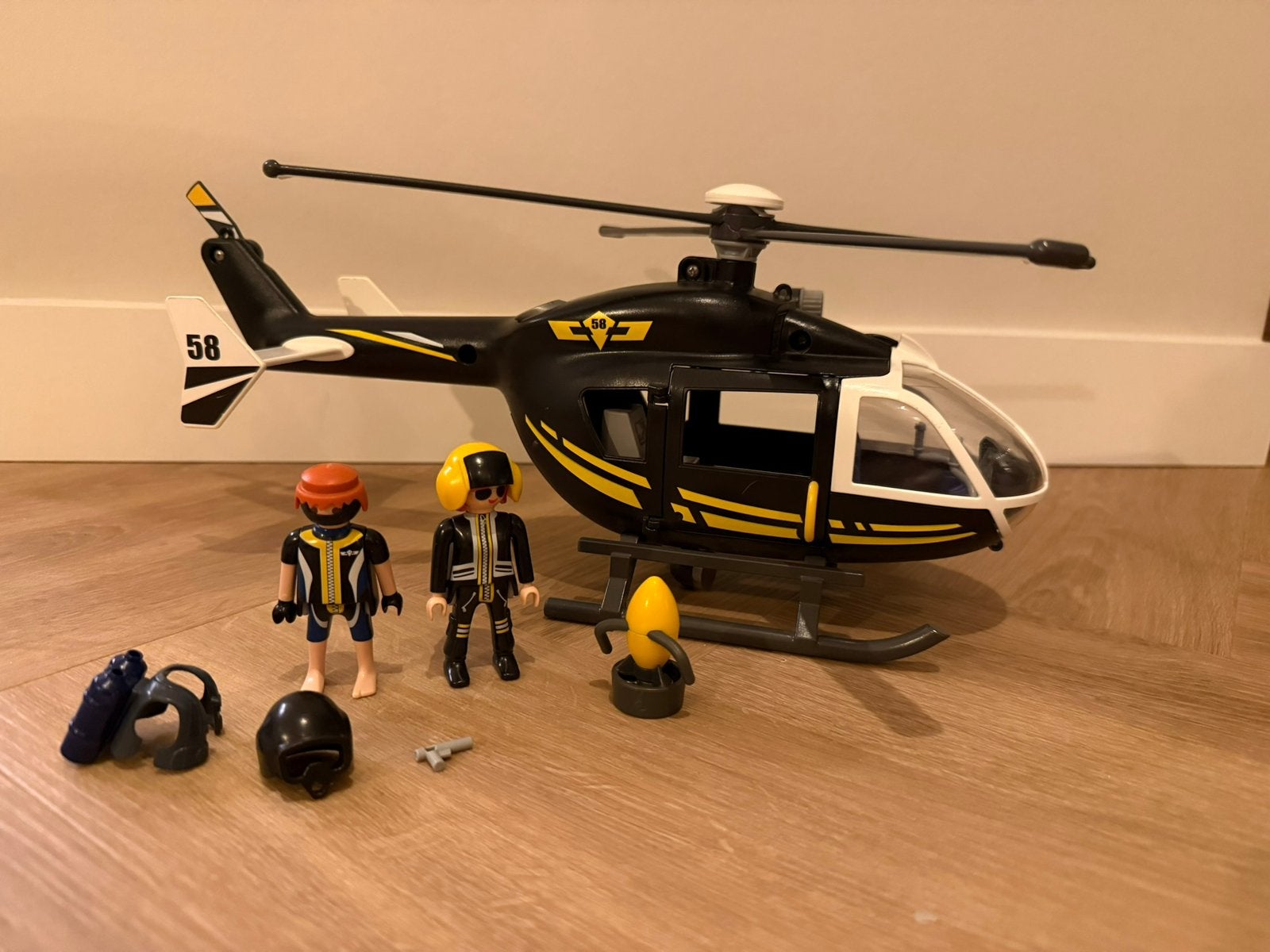 Playmobil - SIE helikopter, Ophalen, Zo goed als nieuw