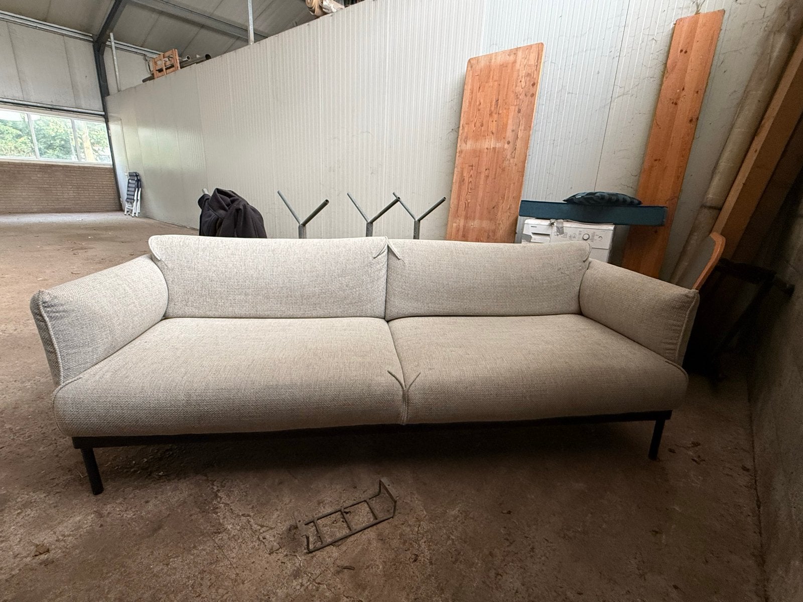 Applaryd 3 zit lichtgrijs, Huis en Inrichting, Driepersoons, 75 tot 100 cm, Ophalen of Verzenden, Zo goed als nieuw