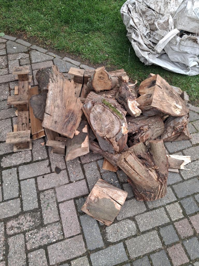 Kachelhout brandhout haardhout, Tuin en Terras, Minder dan 3 m³, Ophalen