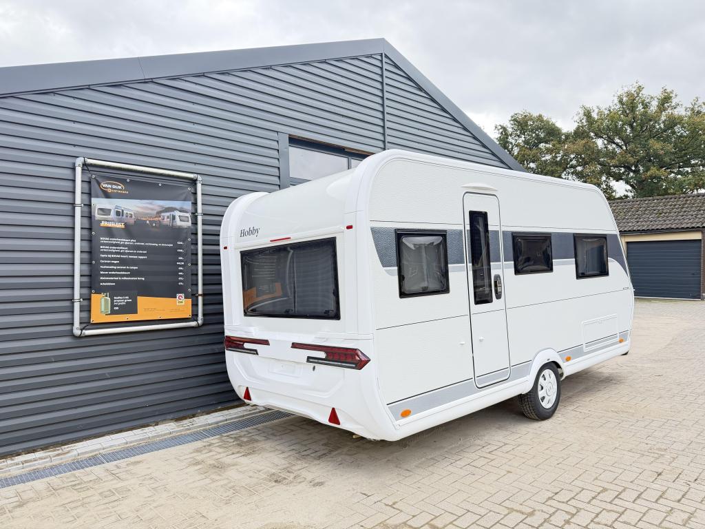 Hobby On Tour 460 DL 2026 enkele bedden, zw as ,etc, Caravans en Kamperen, Caravans, Schokbreker, Standaardzit, Hobby, Bedrijf