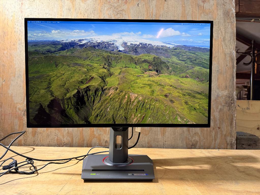 Asus ROG Strix 27inch Oled monitor 2x, Computers en Software, Monitoren, Gaming, In hoogte verstelbaar, Zo goed als nieuw, HDMI