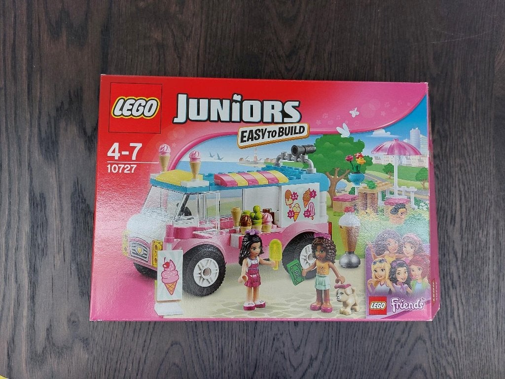 10727 lego juniors emma’s ijswagen, Inclusief instructies, Lego, Friends, Ophalen of Verzenden