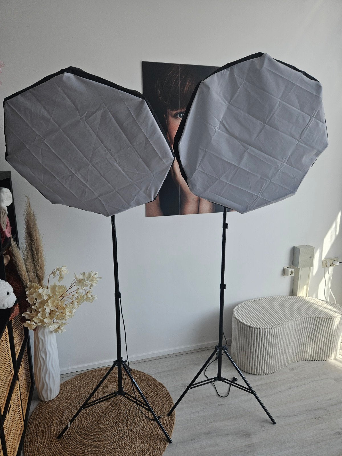 Bresser daglichtlampen set, Ophalen of Verzenden, Zo goed als nieuw, Lamp of Flitsset