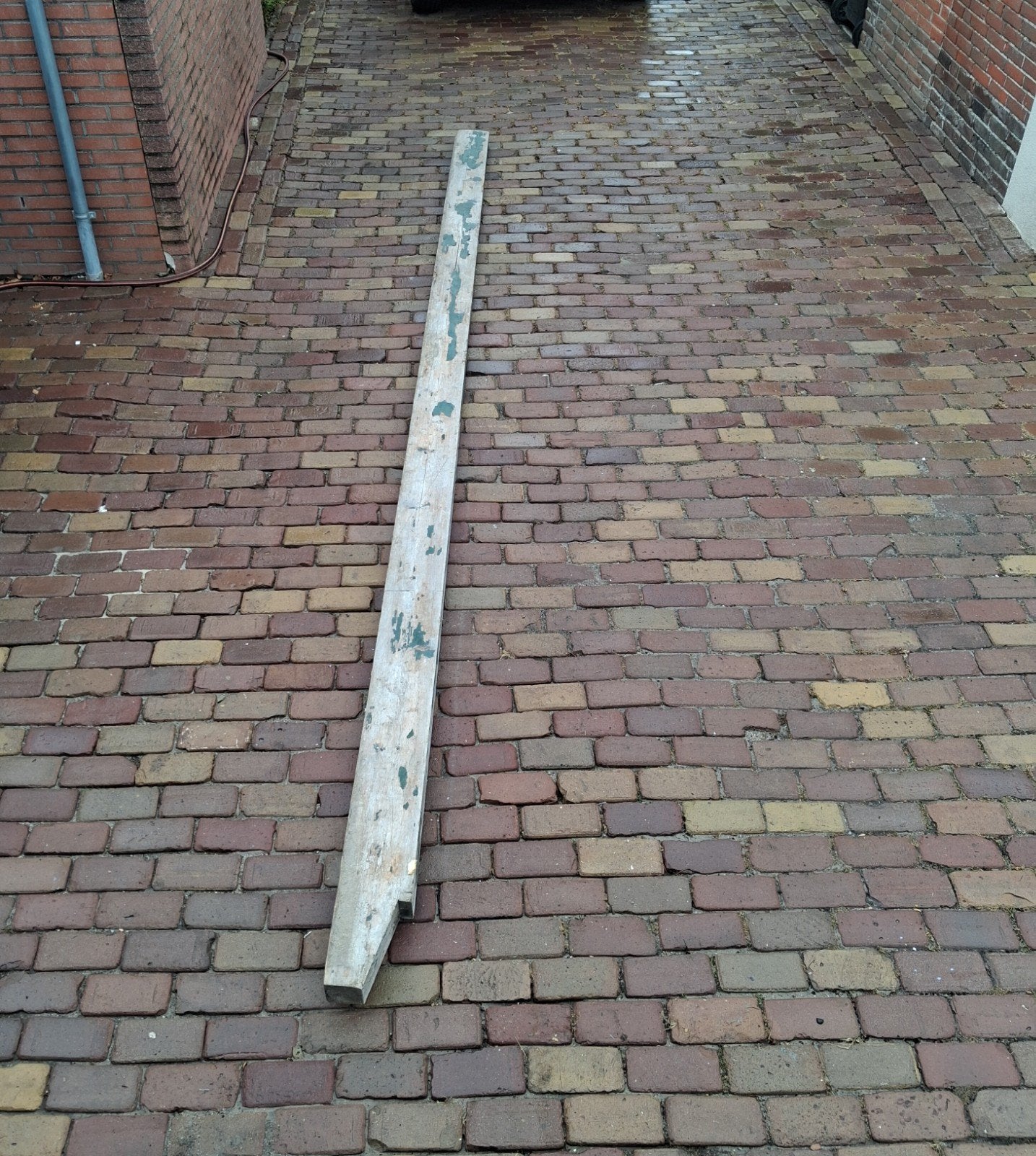 Houten balk 4,75m lang, Ophalen, Gebruikt, Balk, Vuren