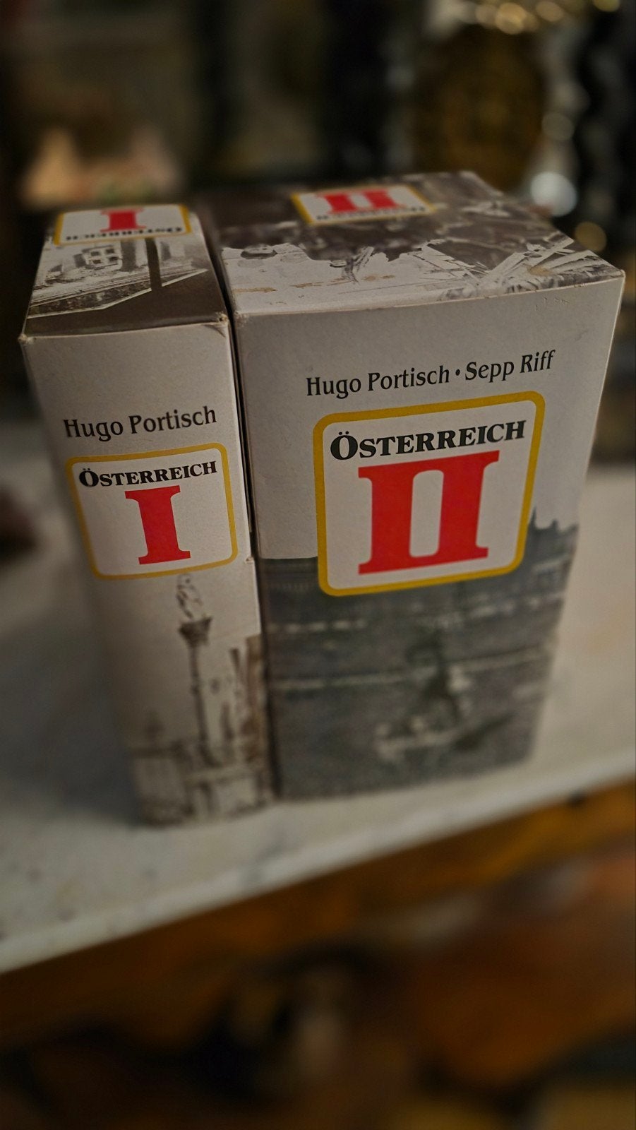 Hugo Portisch & Sepp Riff - Österreich I & II (complete set), Boeken, Ophalen, 20e eeuw of later, Gelezen, Hugo Portisch, Sepp Riff