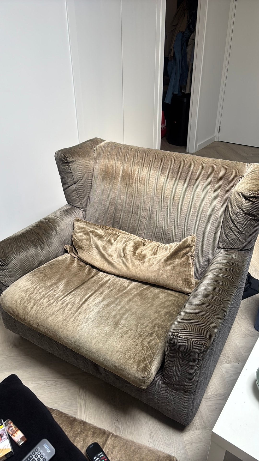 Oude stoel GRATIS ophalen, Ophalen, Gebruikt, Eenpersoons, 75 tot 100 cm
