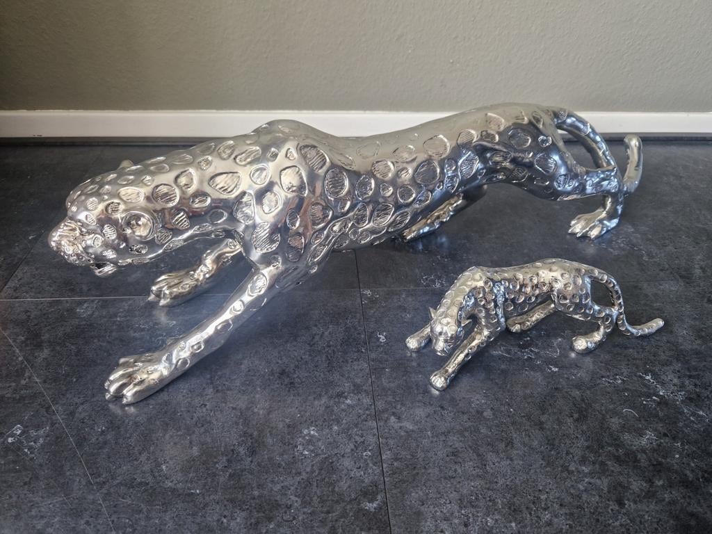 Leopard  Cheeta decoratie beelden., Ophalen, Zo goed als nieuw