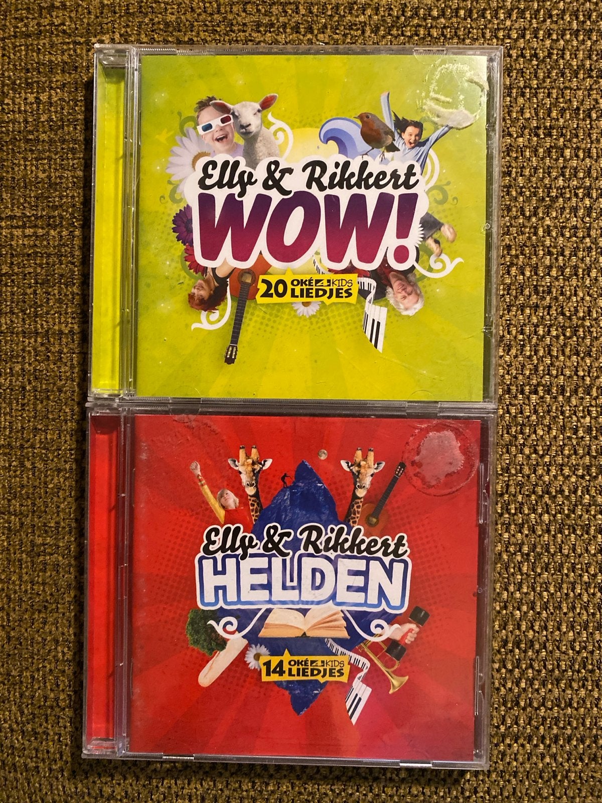 Elly & Rikkert cd’s WOW! en Helden, Gebruikt, Ophalen of Verzenden, Muziek, Inclusief doosje