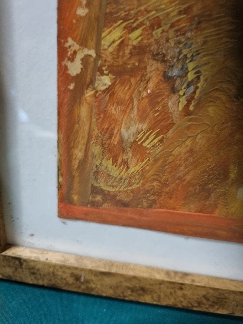 schilderij abstract ingelijst, Ophalen of Verzenden, 'T Olde Gre-j, Info@toldegrej.nl, Endepoelstraat 20f Didam