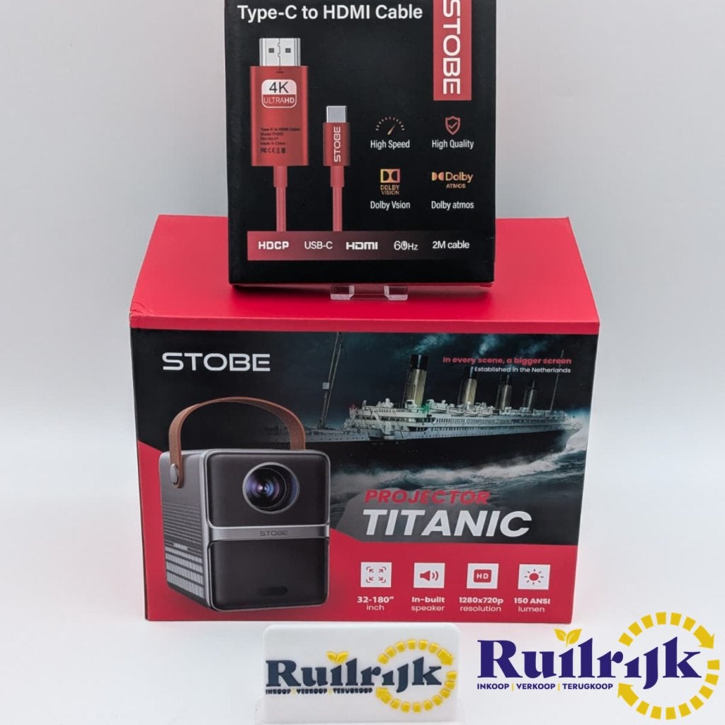 STOBE Titanic beamer streaming + smartphone kabel - Nieuw, Flex Ltd., Nieuw, https://flex.com/contact-us, Nobelstraat 10, 5807 GA Oostrum LB, Limburg, Nederland