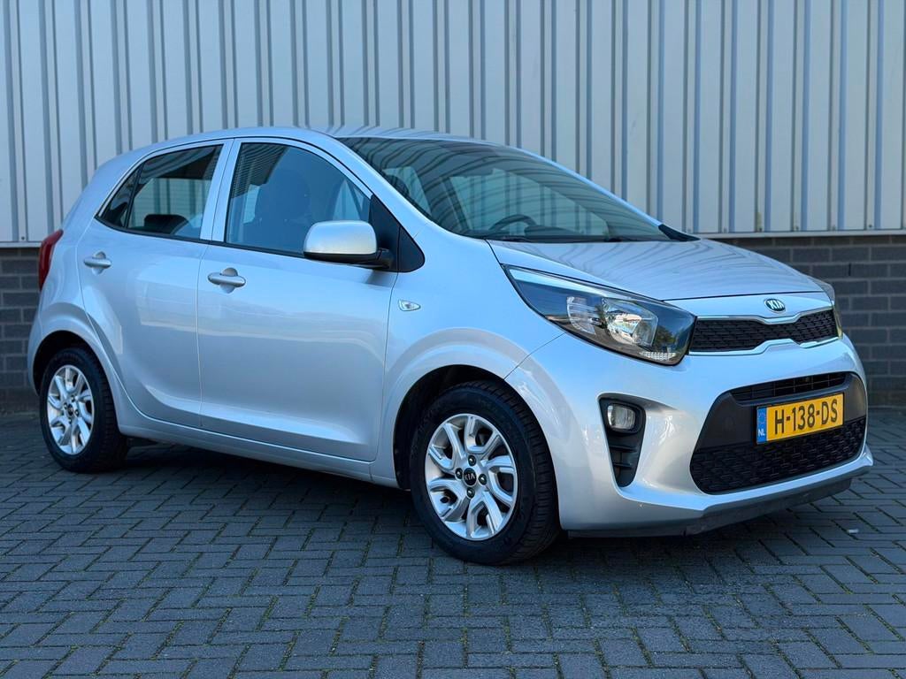Kia Picanto 1.0 CVVT DynamicLine |Navi|Camera|PDC|CruiseCtrl, Auto's, Kia, Voorwielaandrijving, Stof, Gebruikt, Origineel Nederlands
