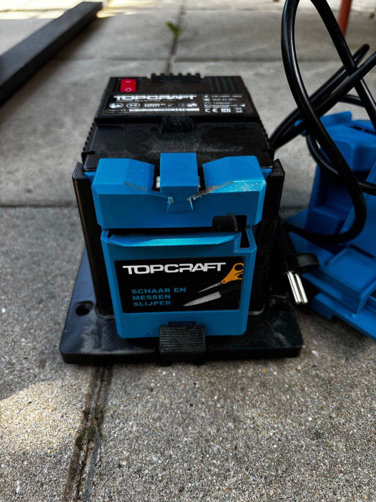 TOPCRAFT Multifunctionele Slijpmachine 90W, Doe-het-zelf en Verbouw, Gereedschap | Slijpmachines, Ophalen of Verzenden, Gebruikt