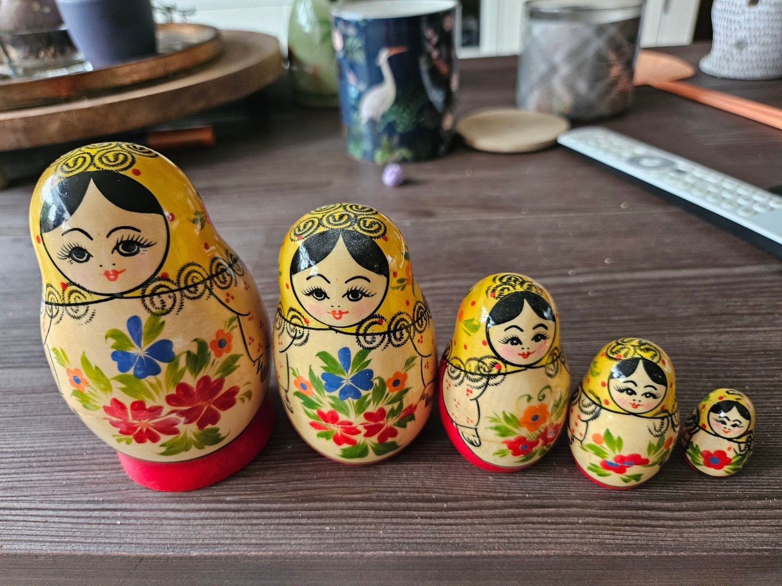 Matroesjka poppen - Handgeschilderd, Ophalen of Verzenden, Zo goed als nieuw
