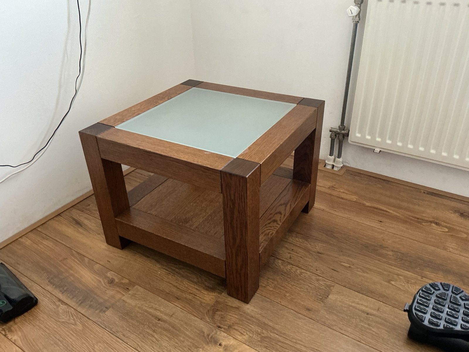 Hoek of bijzet tafel, Ophalen, Zo goed als nieuw, Rechthoekig, 50 tot 100 cm