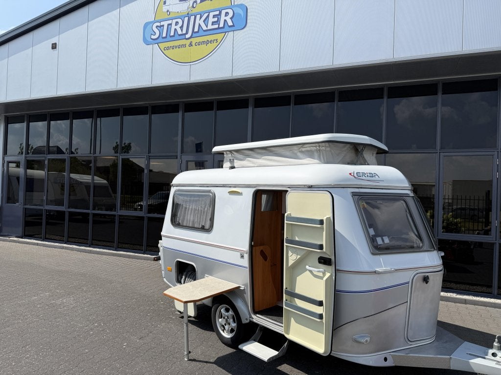 Eriba Touring GT Familia 310 Bed + Zit Slechts 680 KG Bj2007, Caravans en Kamperen, Caravans, Schokbreker, Bedrijf, Treinzit, Tot en met 3