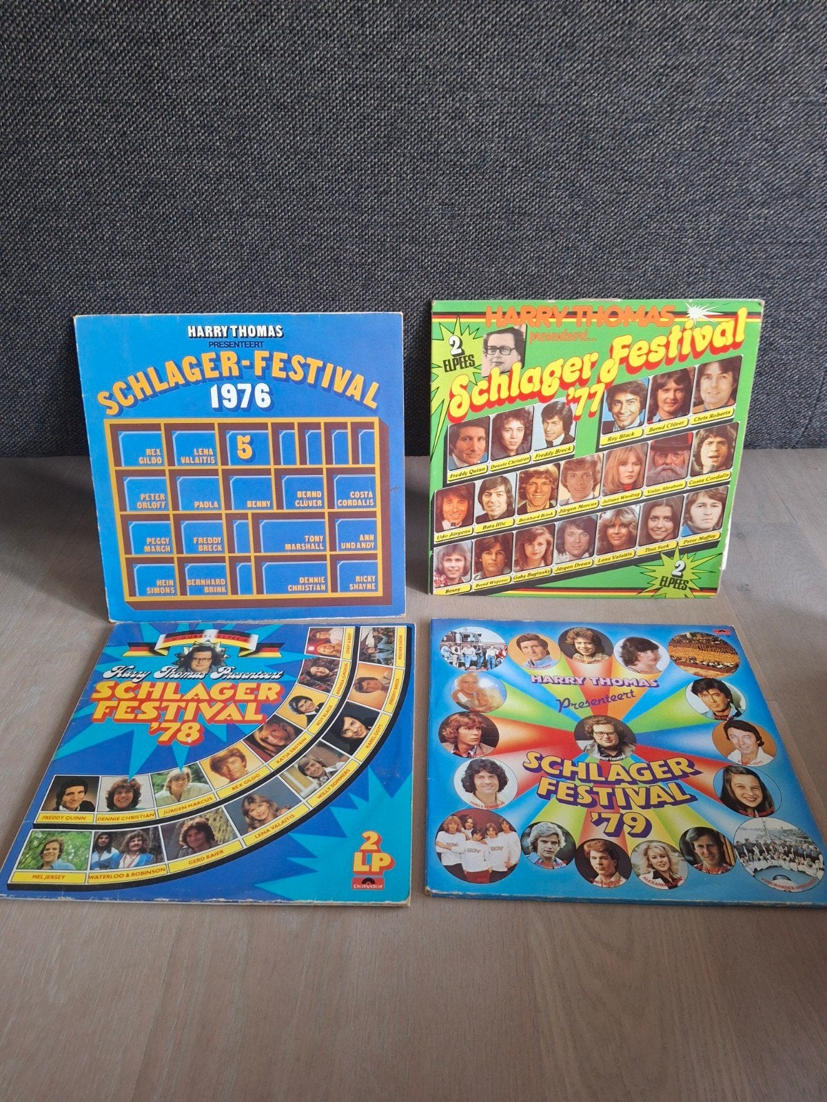 Harry Thomas Schlager Festival LP's 1976-1979, Cd's en Dvd's, Cd's | Schlagers, Ophalen of Verzenden, Gebruikt, Album, Schlager