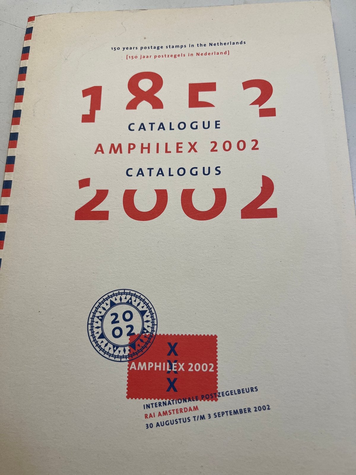 Catalogus Amphilex 2002 - 150 jaar postzegels Nederland, Ophalen of Verzenden, Na 1940