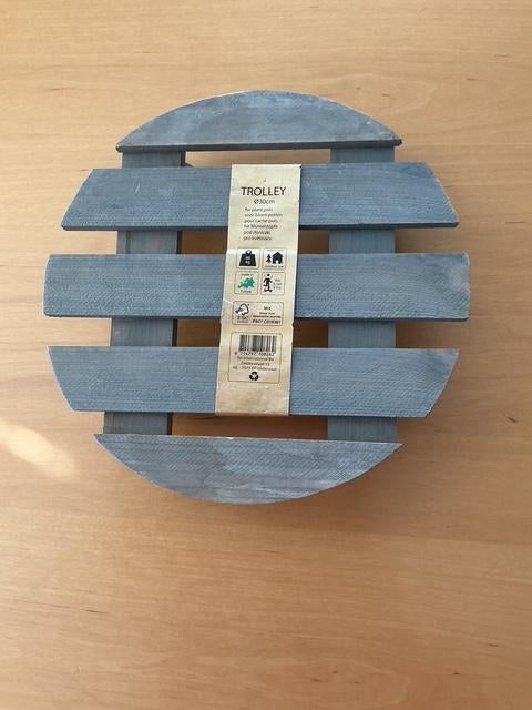 Nieuwe TROLLEY voor planten / bloempotten diameter 30 cm, Minder dan 30 cm, Rond, Nieuw, Ophalen of Verzenden