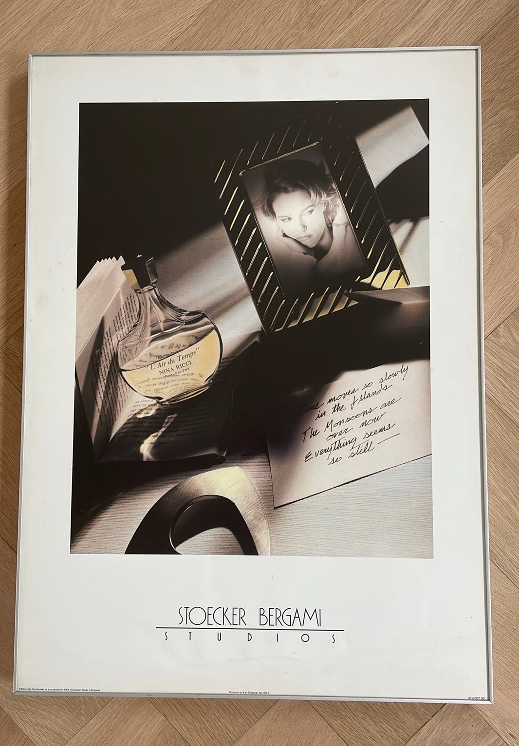 Poster met wissellijst, Huis en Inrichting, Ophalen, Gebruikt, 50 tot 75 cm, Metaal of Aluminium