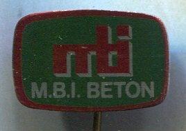 MBI beton blik speldje ( B_187 ), Verzenden, Nieuw, Merk, Speldje of Pin