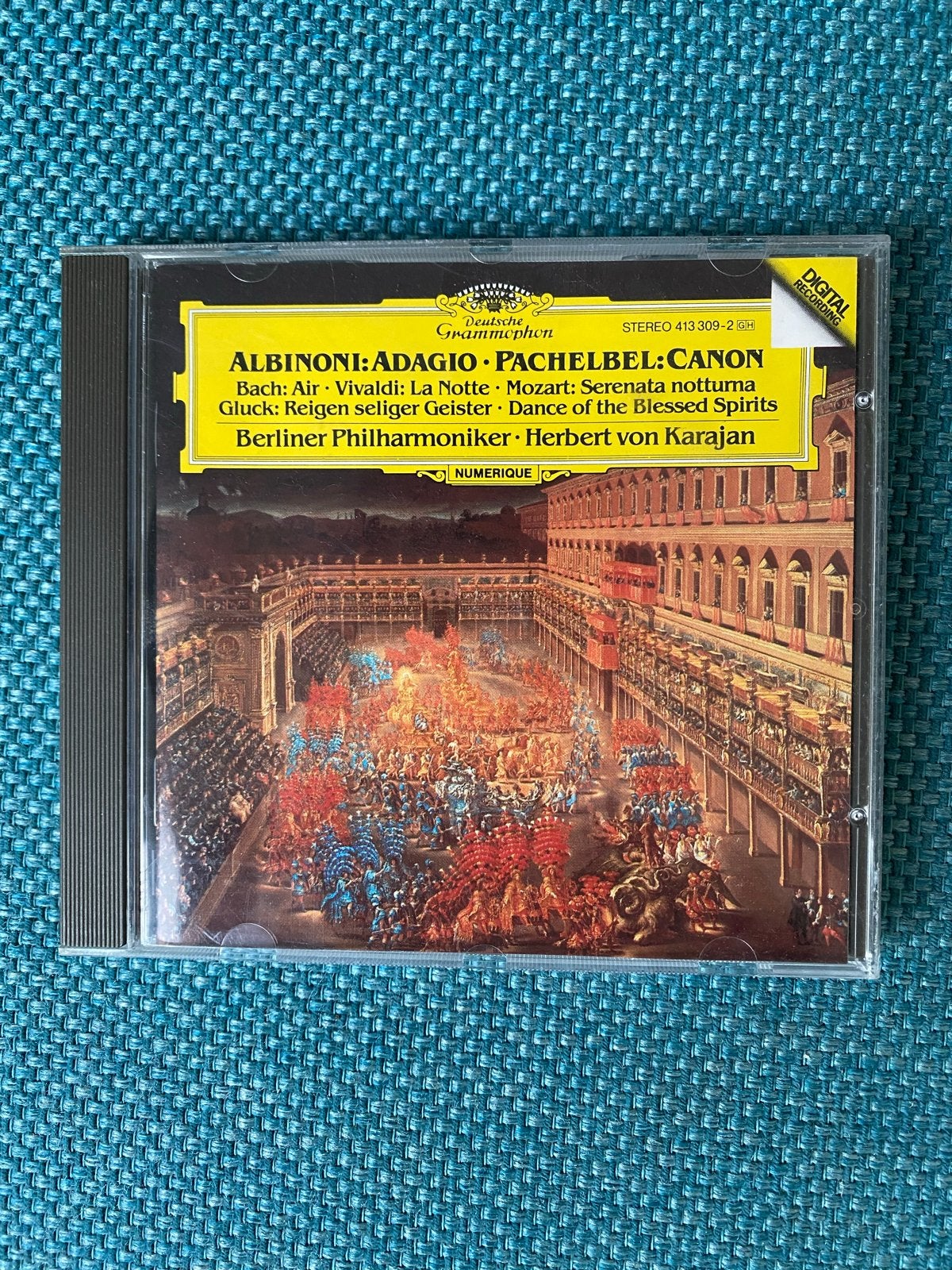 Albinoni, Pachelbel, Bach, Vivaldi, Mozart, Gluck CD, Cd's en Dvd's, Cd's | Klassiek, Gebruikt, Orkest of Ballet, Barok, Ophalen of Verzenden
