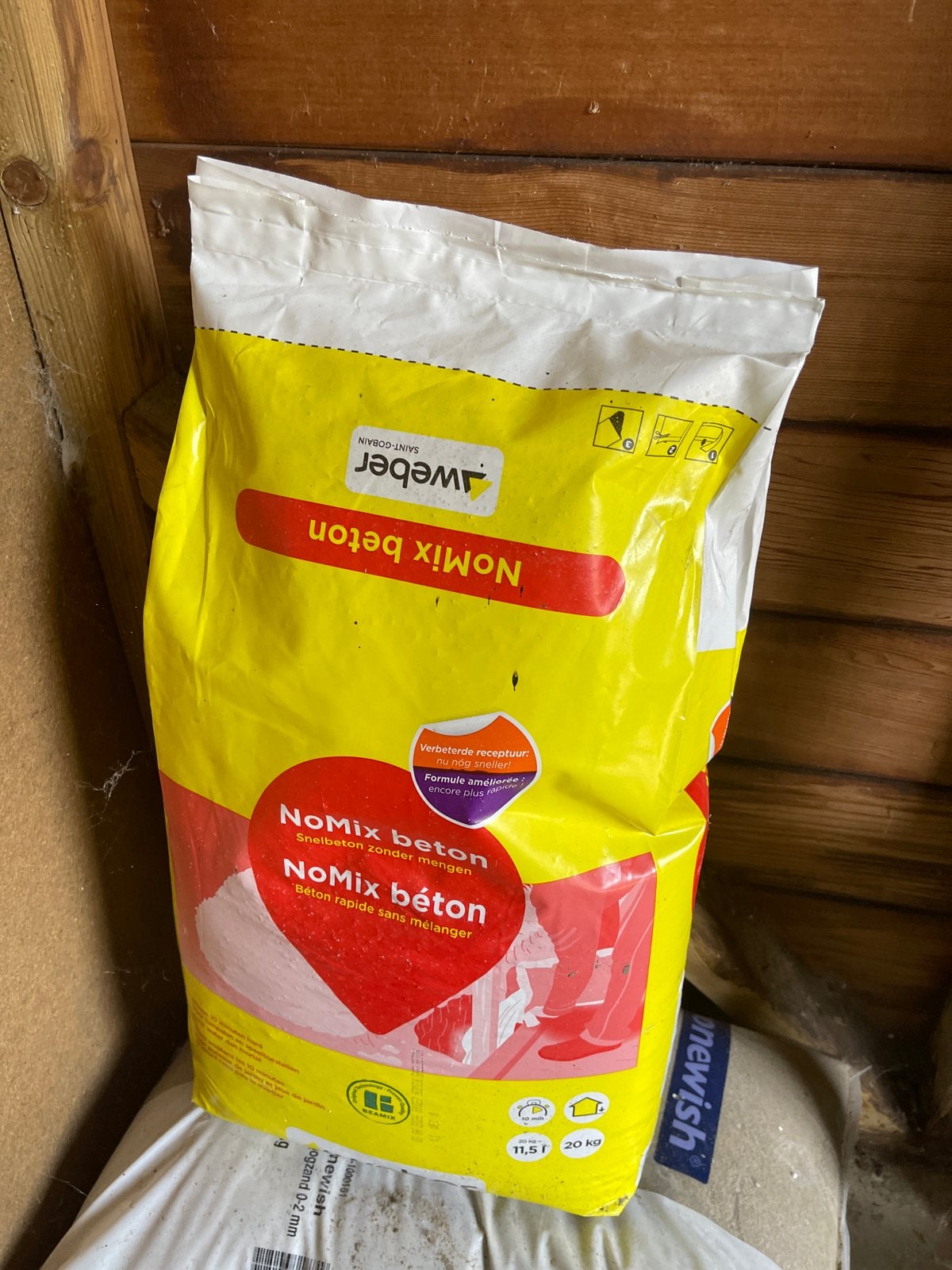 Weber NoMix Beton - Snelbeton zonder mengen (20 kg), Ophalen of Verzenden, Nieuw